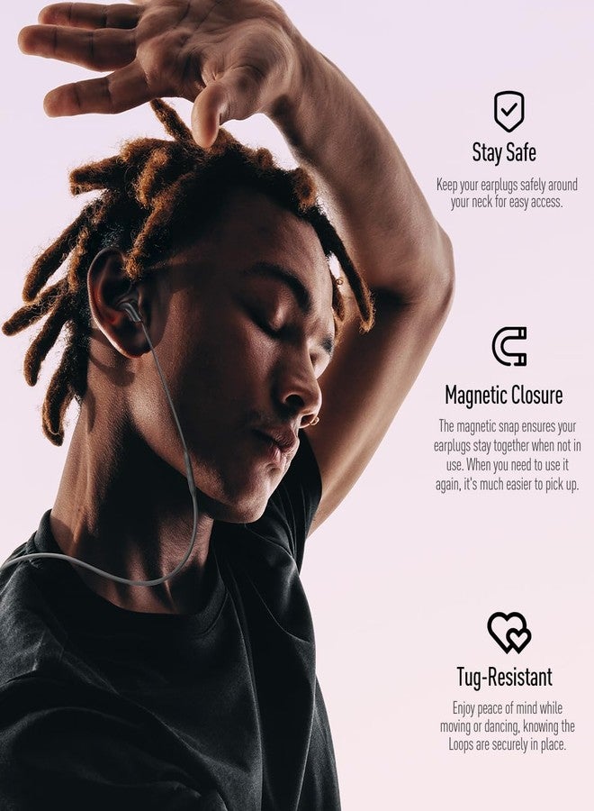 Hearprotek Earplug Lanyard Magnetic Connector Cord for Ear Plugs, Safety Tug-Resistant Safety Earplugs Link Cord,Flexible Silicone Lanyard Compatible with Most Ear Plugs - Image 3